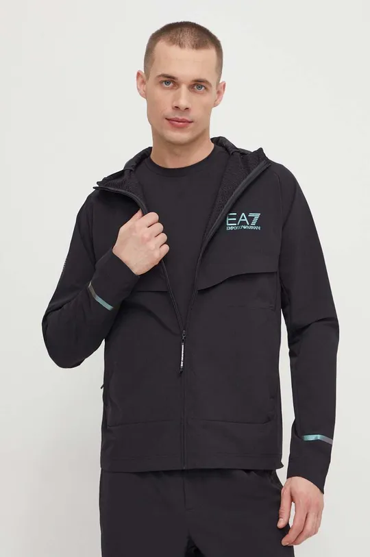 чорний Куртка EA7 Emporio Armani Чоловічий