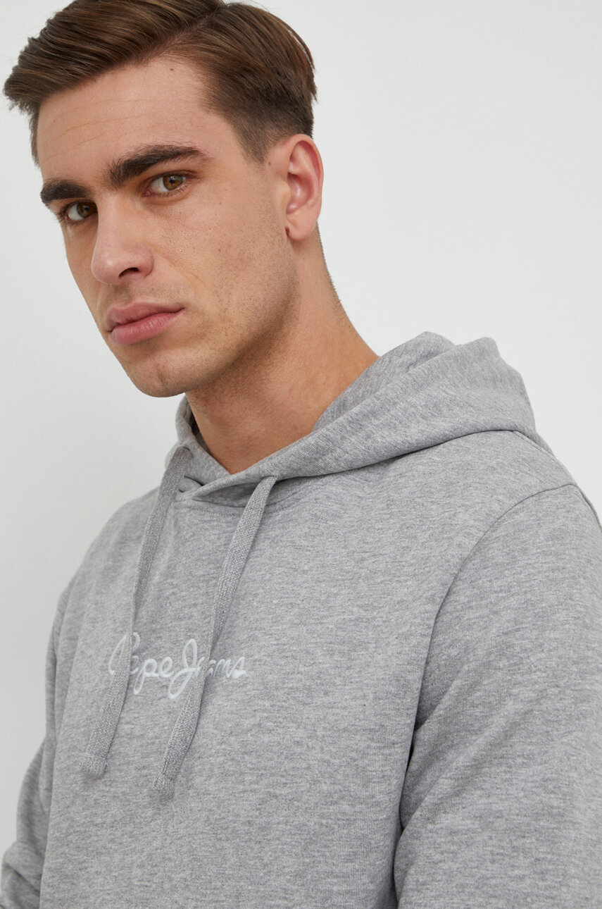 Pepe Jeans SAUL - Hoodie - sea blue/blauw Pepe Jeans SAUL - Hoodie - sea blue/blauw