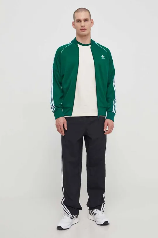 Μπλούζα adidas Originals Adicolor Classics SST πράσινο