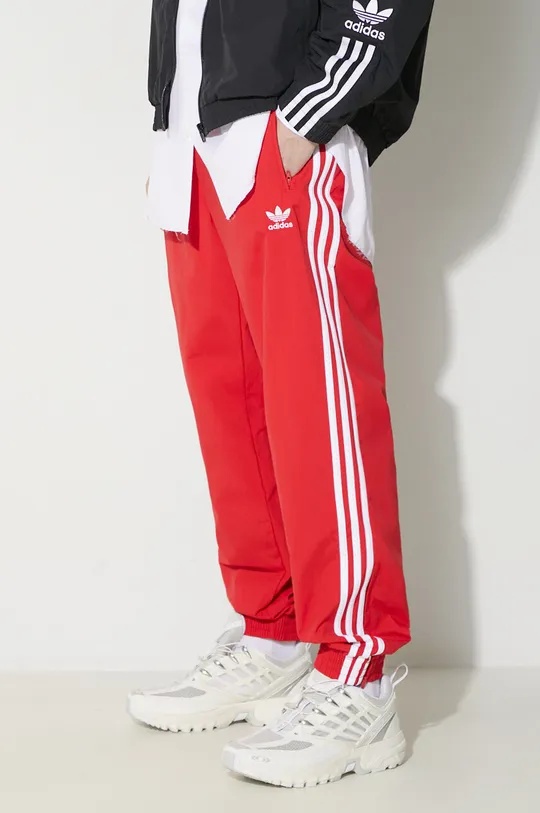 червен Спортен панталон adidas Originals Adicolor Woven Firebird Track Top