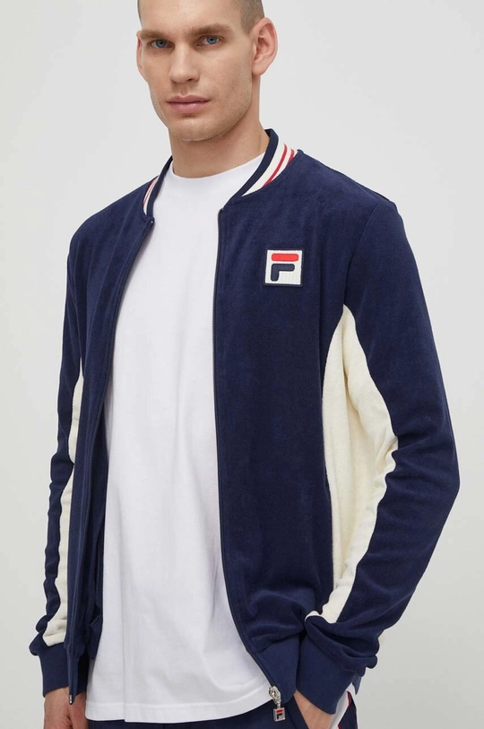 blu navy Fila felpa in cotone Laredo Uomo