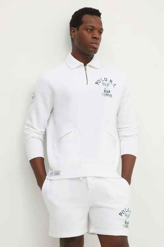 λευκό Μπλούζα Polo Ralph Lauren Ανδρικά