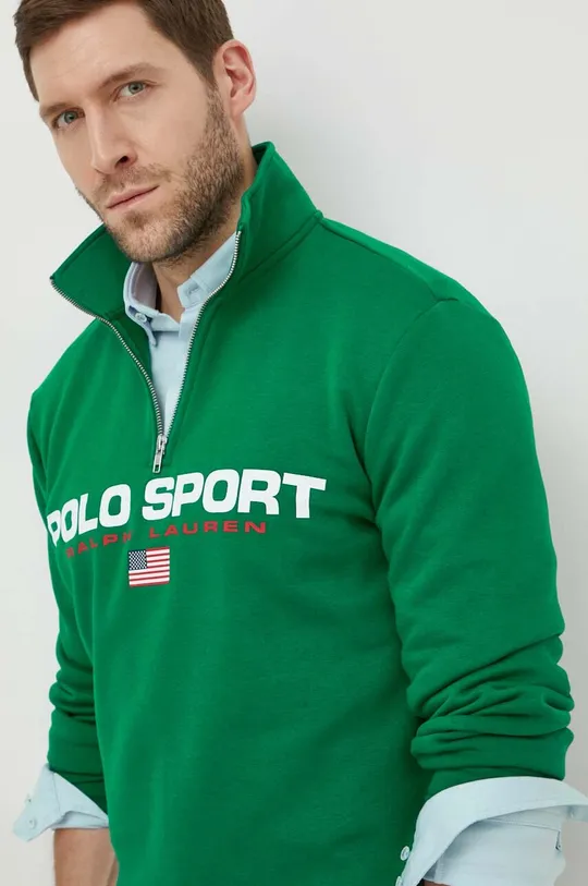 zielony Polo Ralph Lauren bluza Męski