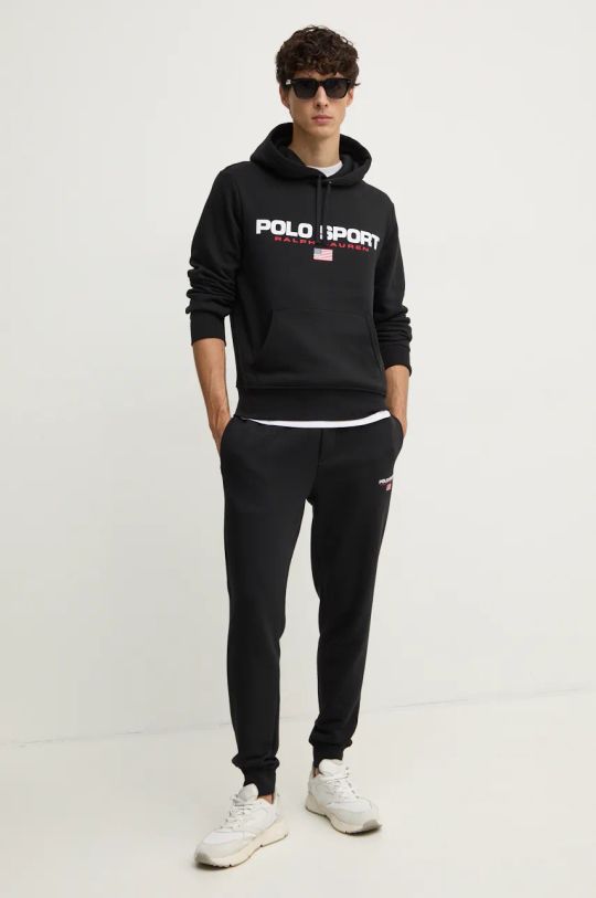 Polo Ralph Lauren felpa 710938447 nero AW24