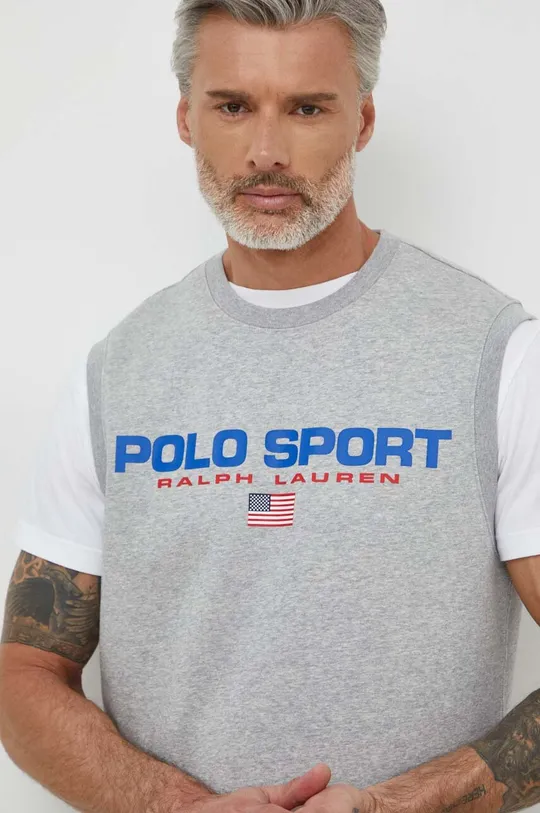 γκρί Μπλουζάκι Polo Ralph Lauren