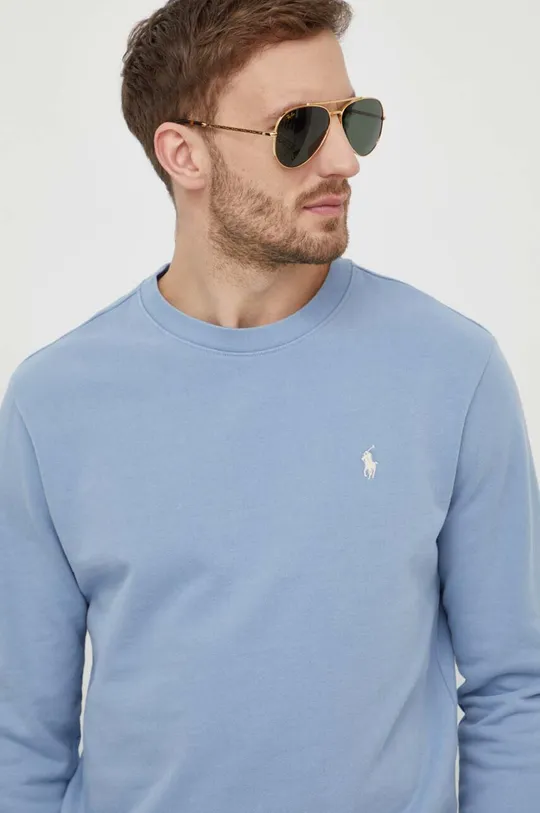 μπλε Βαμβακερή μπλούζα Polo Ralph Lauren