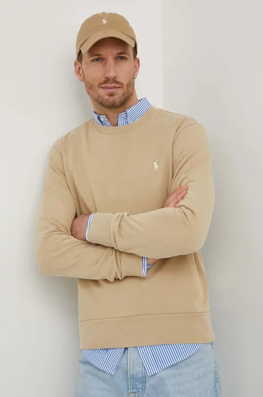 beżowy Polo Ralph Lauren bluza bawełniana Męski