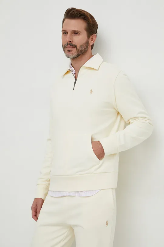 μπεζ Βαμβακερή μπλούζα Polo Ralph Lauren Ανδρικά