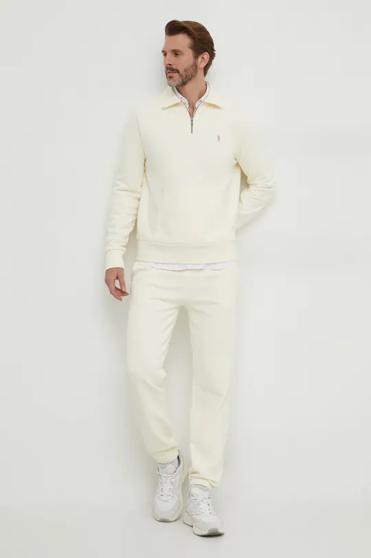 Polo Ralph Lauren felpa in cotone beige