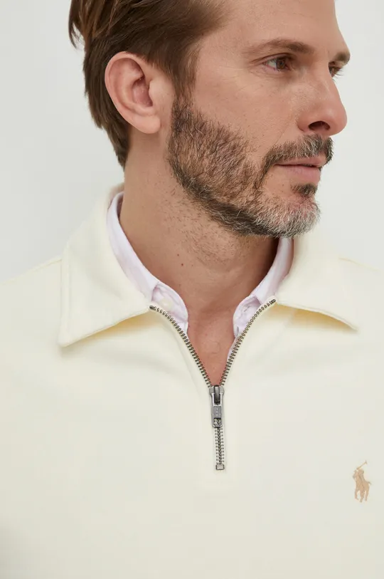 μπεζ Βαμβακερή μπλούζα Polo Ralph Lauren