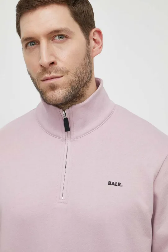 ροζ Βαμβακερή μπλούζα BALR.