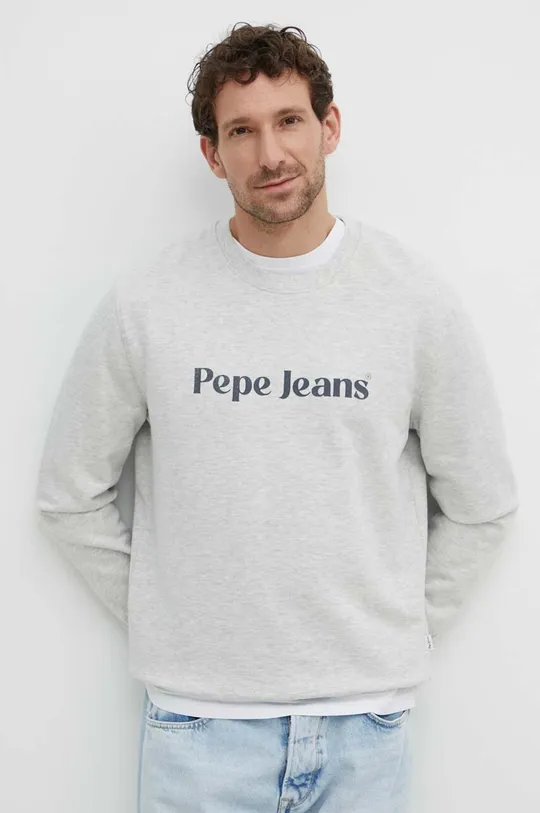 γκρί Μπλούζα Pepe Jeans REGIS Ανδρικά