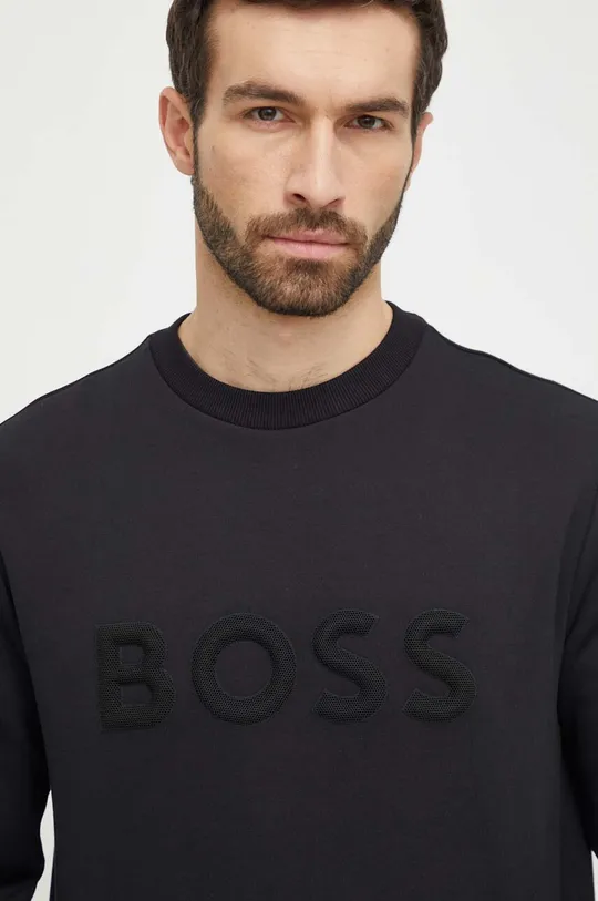 czarny Boss Green bluza