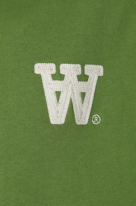Wood Wood cotton sweatshirt Cass AA Moss Embroidery Hoodie
