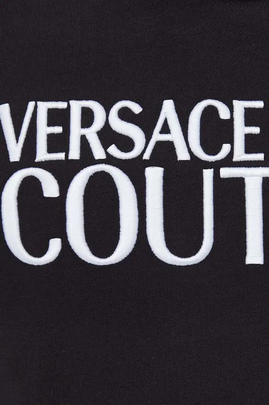 czarny Versace Jeans Couture bluza bawełniana