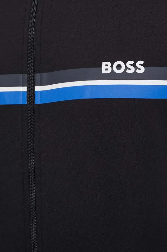 czarny BOSS bluza bawełniana