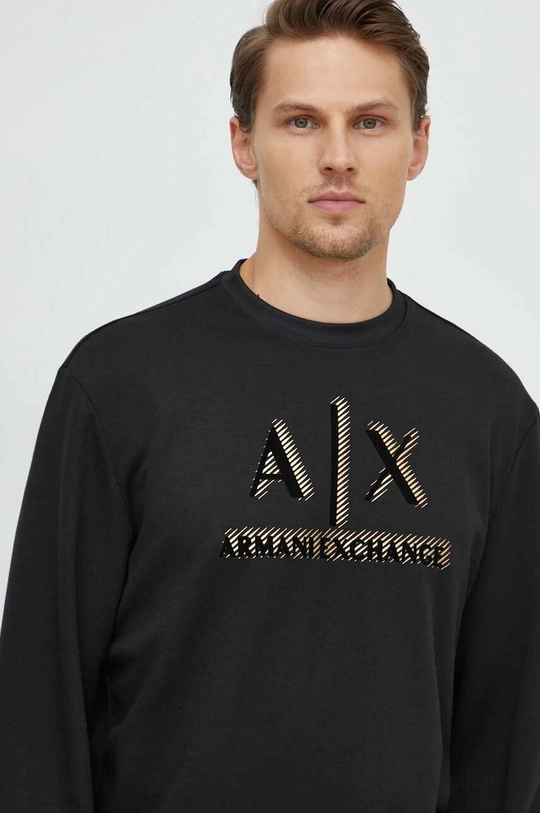 čierna Mikina Armani Exchange Pánsky