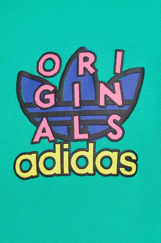 zelená Bavlnená mikina adidas Originals