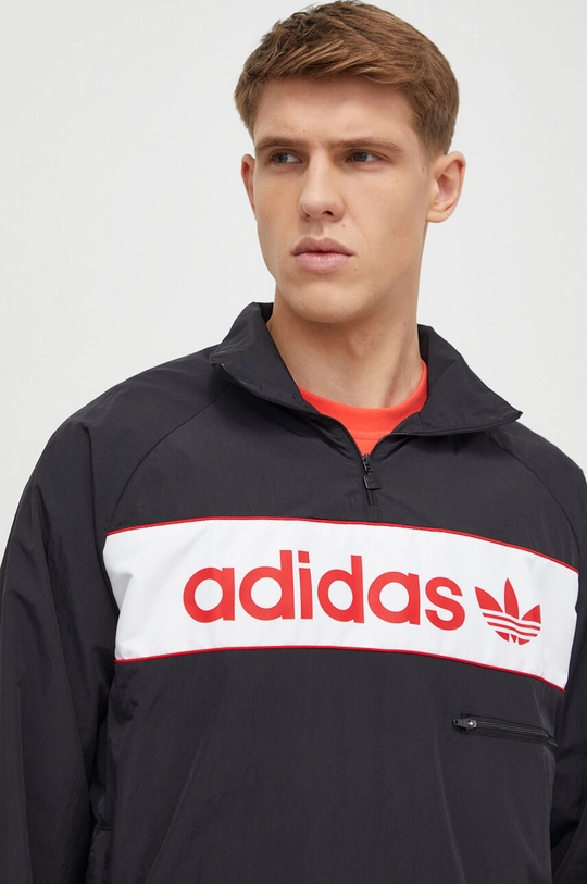 czarny adidas Originals kurtka