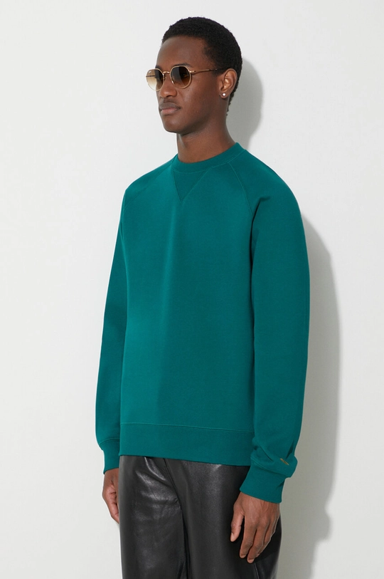 green Carhartt WIP sweatshirt Chase Sweat