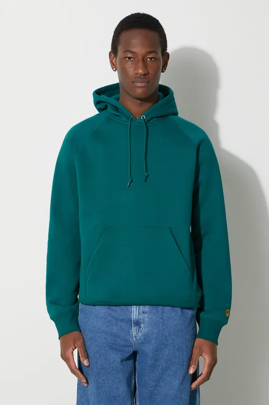 green Carhartt WIP sweatshirt Hooded Chase Sweat Men’s