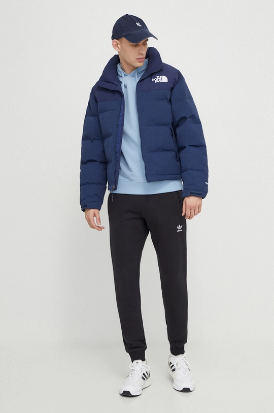 Хлопковая кофта The North Face голубой