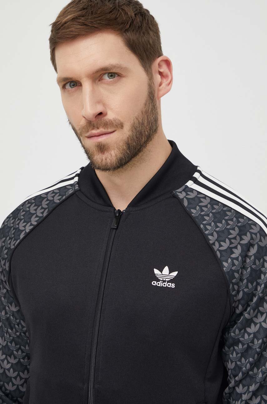Кофта adidas Originals мужская цвет чёрный узор IS2939 | ANSWEAR.ua