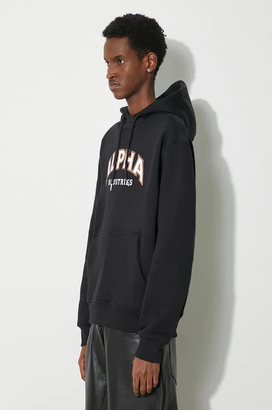 μαύρο Μπλούζα Alpha Industries College Hoody