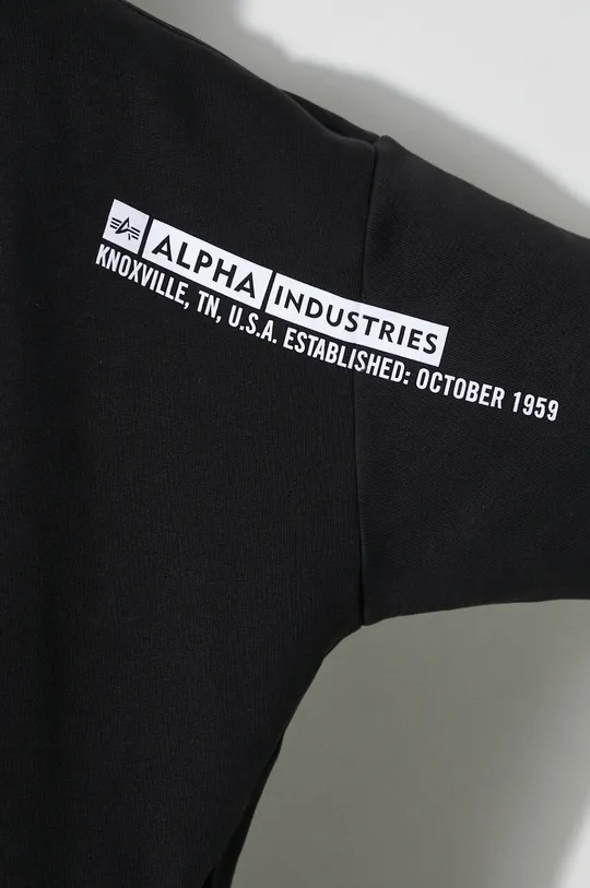 Alpha Industries felpa Flock Logo Hoody