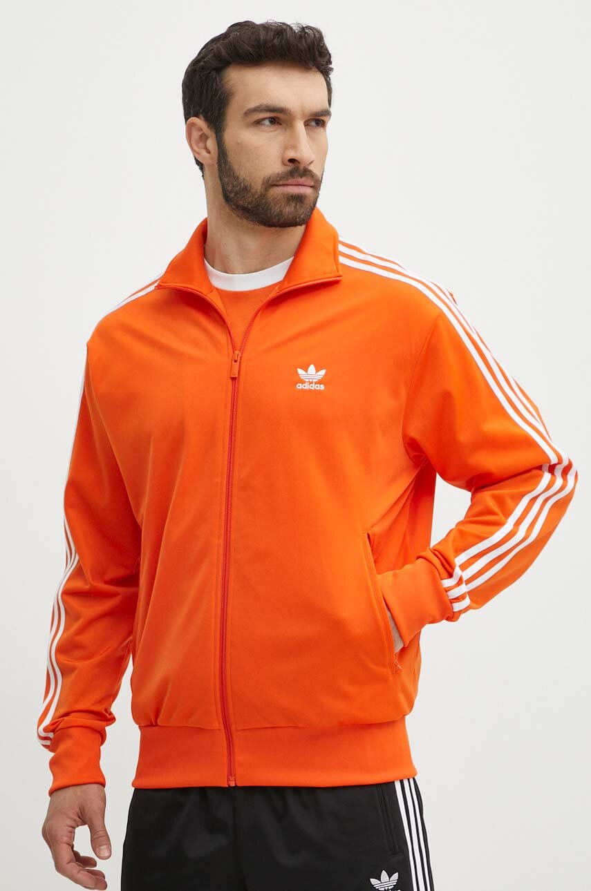 Кофта adidas Originals мужская цвет оранжевый с аппликацией IR9902 ...