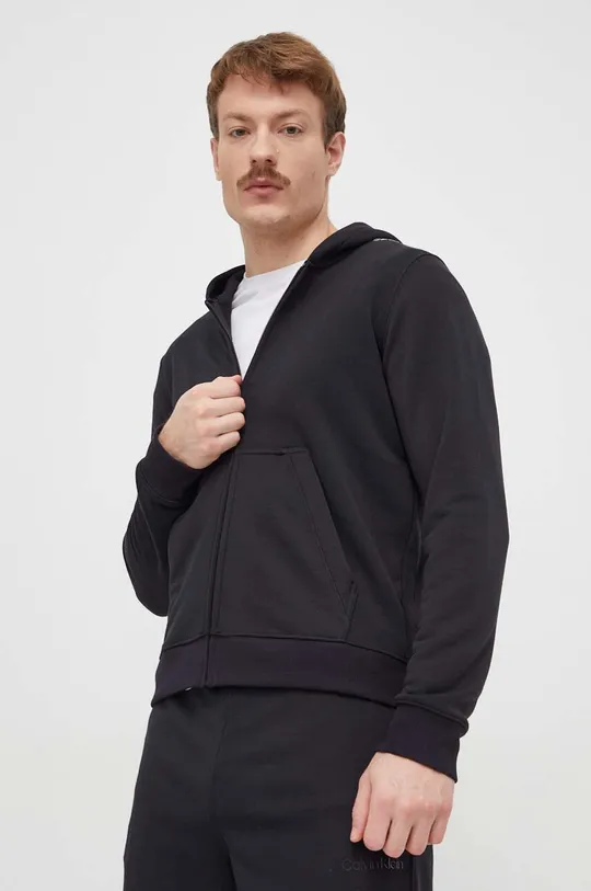 črna Pulover za vadbo Calvin Klein Performance Moški