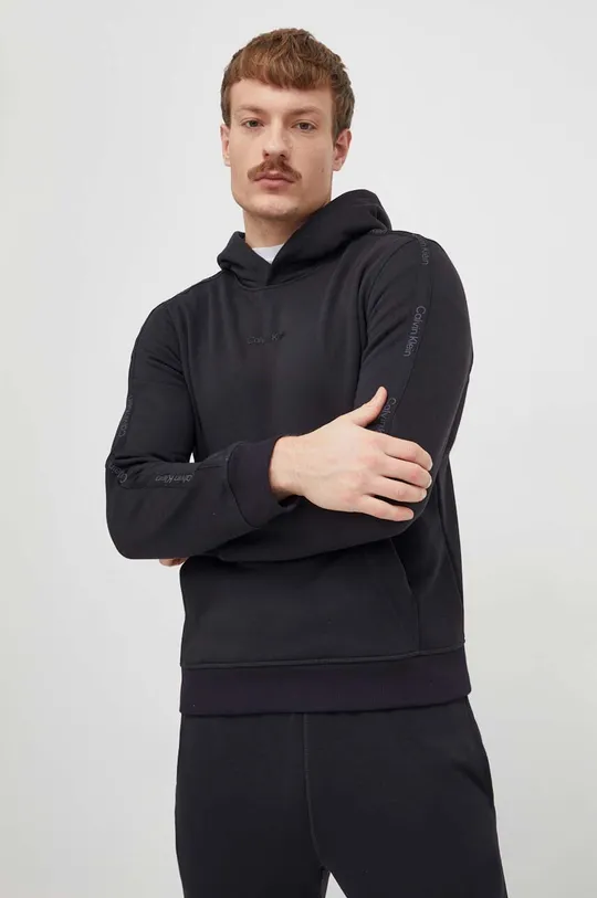 črna Pulover za vadbo Calvin Klein Performance Moški