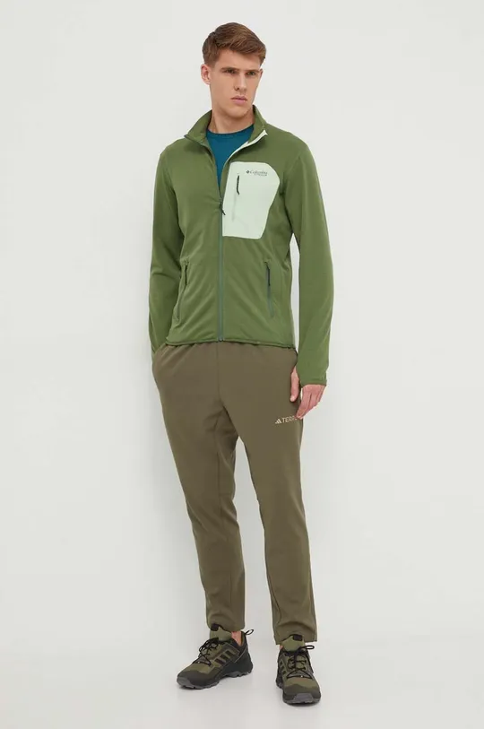 Columbia sportos pulóver Triple Canyon zöld