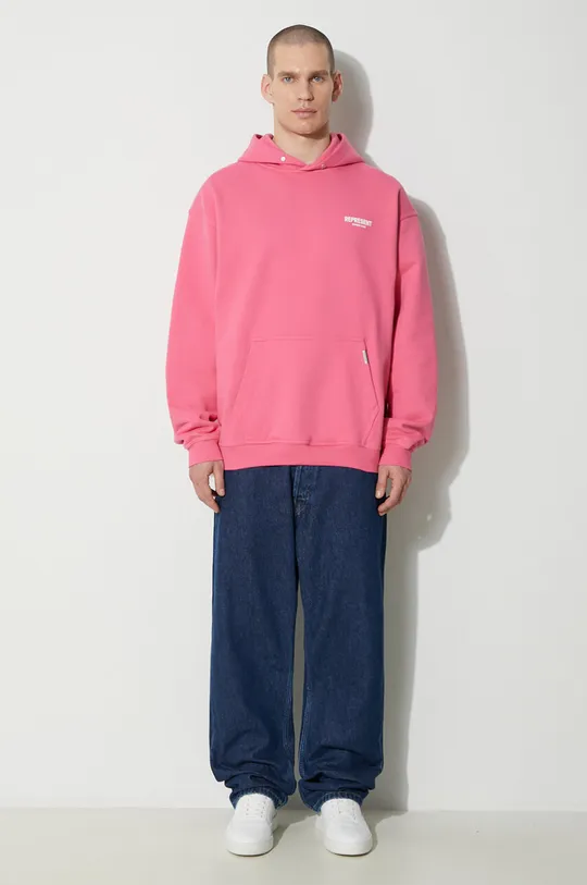 Represent cotton sweatshirt Owners Club Hoodie pink