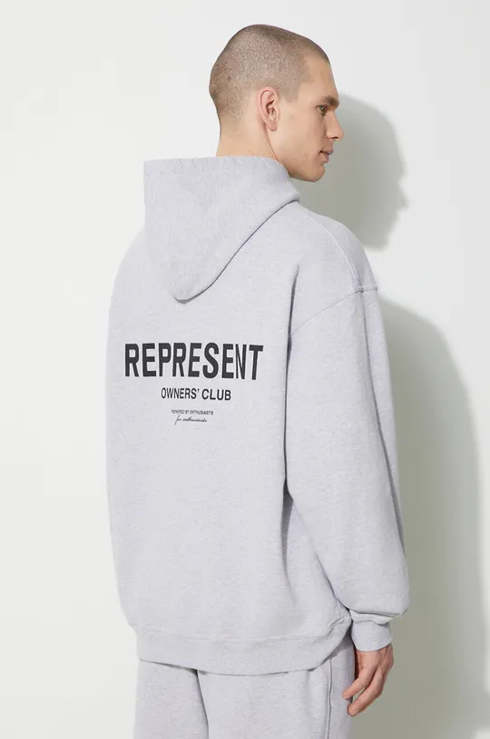 black Represent cotton sweatshirt Owners Club Hoodie translations.productCard.imageAltSexType.male