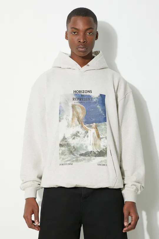 gray Represent cotton sweatshirt Higher Truth Hoodie Men’s