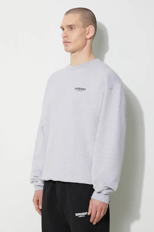 Βαμβακερή μπλούζα Represent Owners Club Sweater Κύριο υλικό: 100% Βαμβάκι Πλέξη Λαστιχο: 95% Βαμβάκι, 5% Σπαντέξ