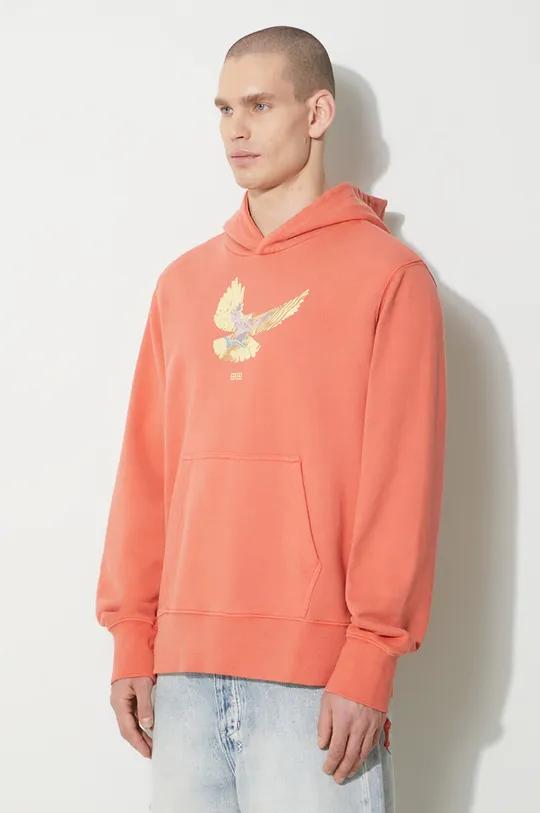 oranžna Bombažen pulover KSUBI flight kash hoodie