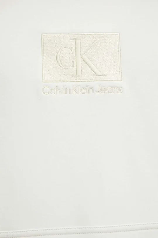 Βαμβακερή μπλούζα Calvin Klein Jeans J30J325702 πράσινο