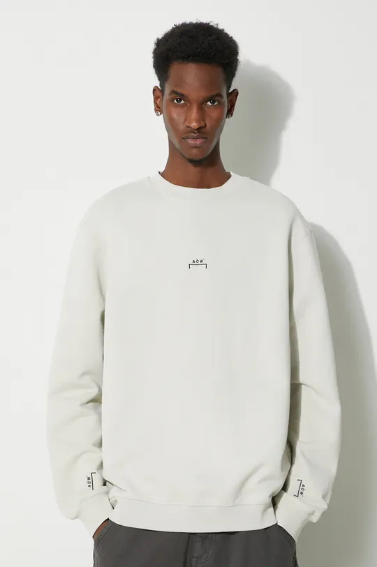 beige A-COLD-WALL* cotton sweatshirt Essential Crewneck Men’s