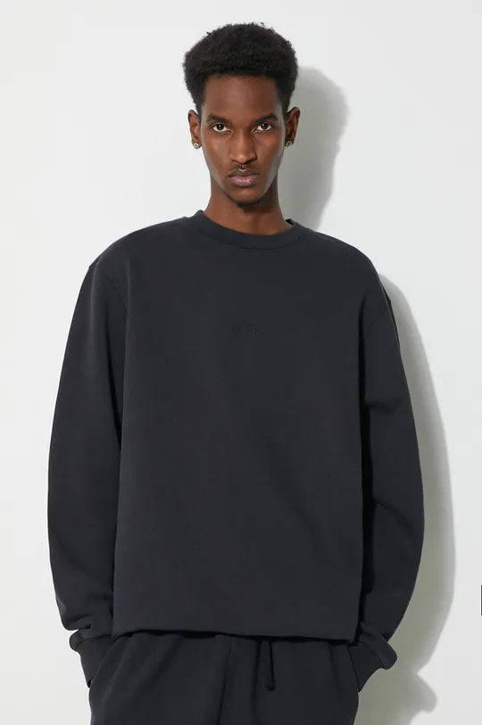 black A-COLD-WALL* cotton sweatshirt Essential Crewneck Men’s