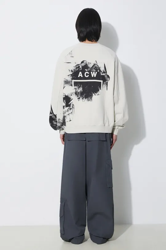 Βαμβακερή μπλούζα A-COLD-WALL* Brushstroke Crewneck Κύριο υλικό: 100% Βαμβάκι Πλέξη Λαστιχο: 95% Βαμβάκι, 5% Σπαντέξ