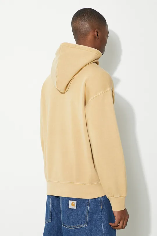 Carhartt WIP cotton sweatshirt Hooded Nelson Sweat beige
