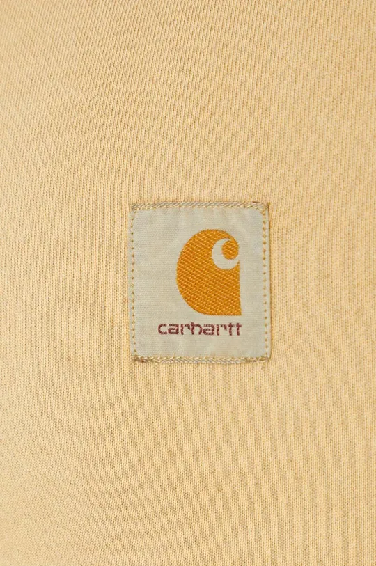 beige Carhartt WIP cotton sweatshirt Hooded Nelson Sweat