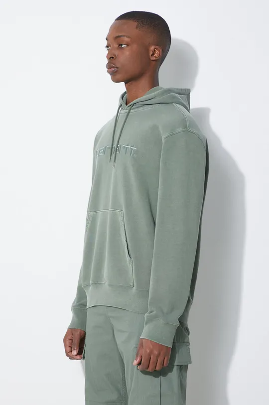 green Carhartt WIP cotton sweatshirt