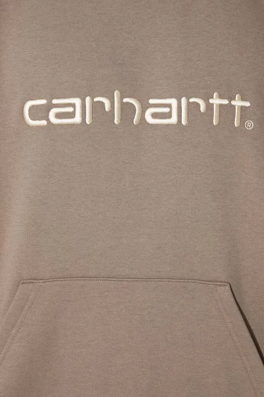 Суичър Carhartt WIP Hooded Carhartt Sweat Основен материал: 58% памук, 42% полиестер Кант: 96% памук, 4% еластан