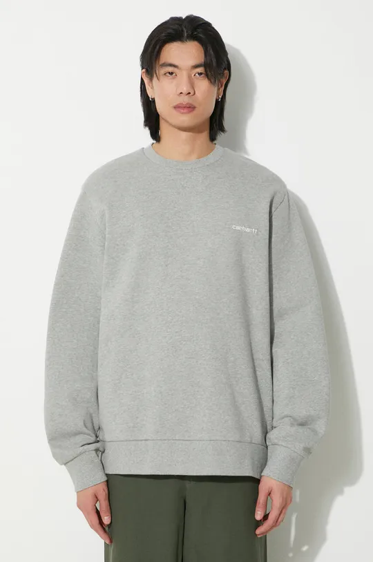 gray Carhartt WIP sweatshirt Script Embroidery Sweat Men’s