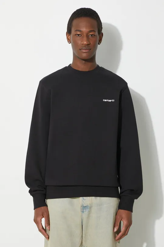 black Carhartt WIP sweatshirt Script Embroidery Men’s