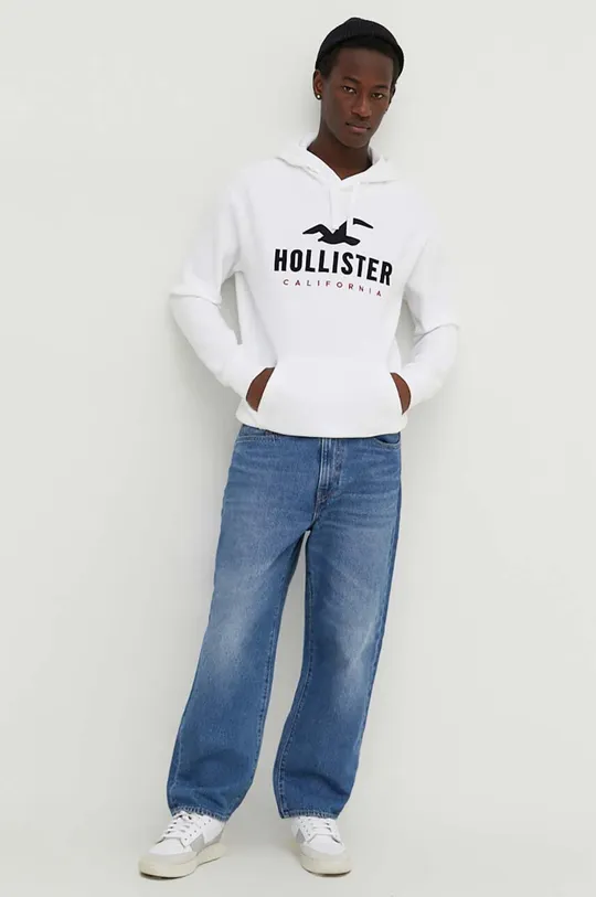 Μπλούζα Hollister Co. λευκό