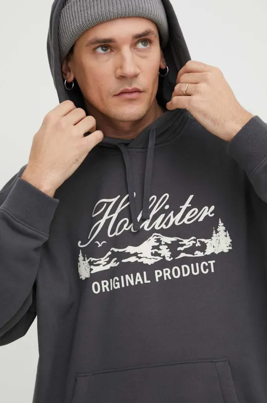szary Hollister Co. bluza